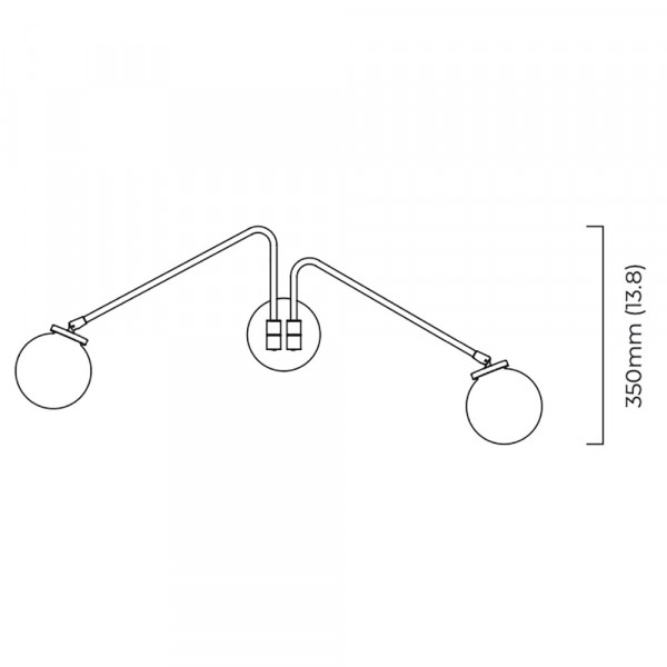 ARRAY TWIN WALL LIGHT by CTO Lighting 12583