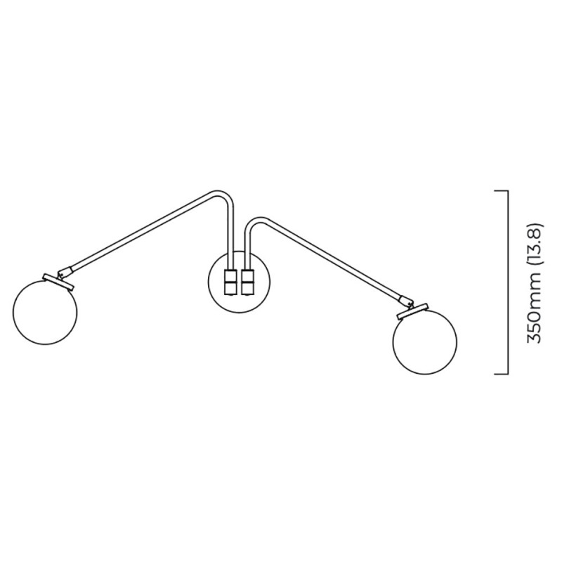 ARRAY TWIN WALL LIGHT by CTO Lighting 12583