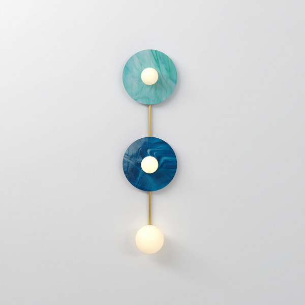 APPLIQUE DISC AND SPHERE GLASS by Atelier Areti 18375