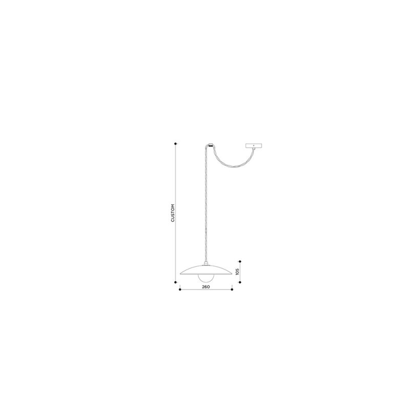 SUSPENSION CERAMIC SCONE 26 by Contain 21026