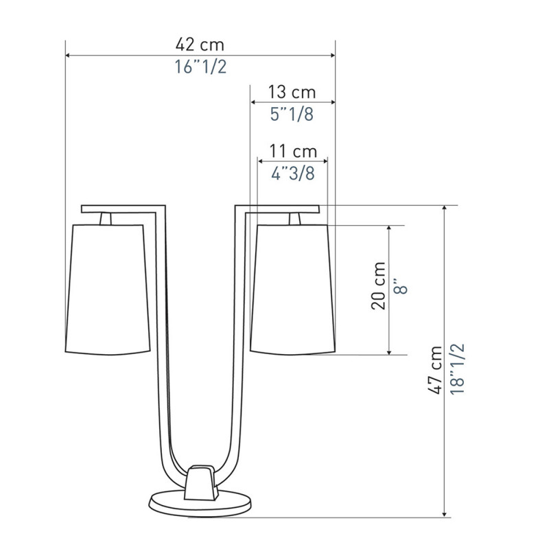 LAMPE DE TABLE GUSTAVE by Objet Insolite 28350