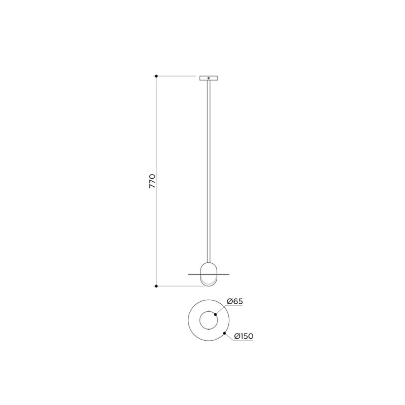 SUSPENSION ALBA TUBE by Contain 29437