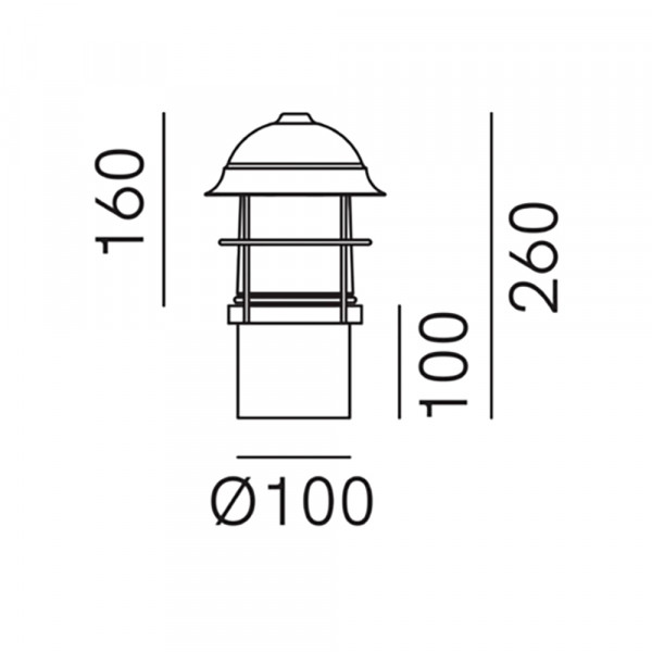 GARDEN 245 LAMP by Il Fanale