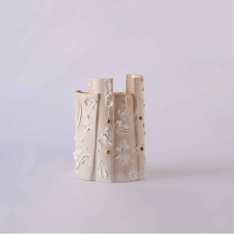 APPLIQUE ORTIGIA LARGE PORCELAINE by Marta Cypel 29313